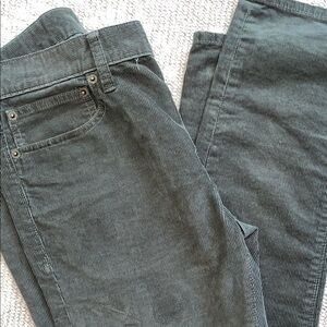 J.Crew Flex Corduroy Pants in Olive